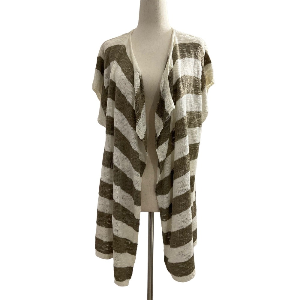 Miss Guided Women's Brown Size M Medium Cardigan Open Front | 0235